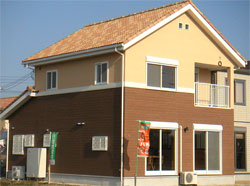 自然素材の健康住宅 施工例